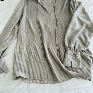 H&M flowy blouse and pants set